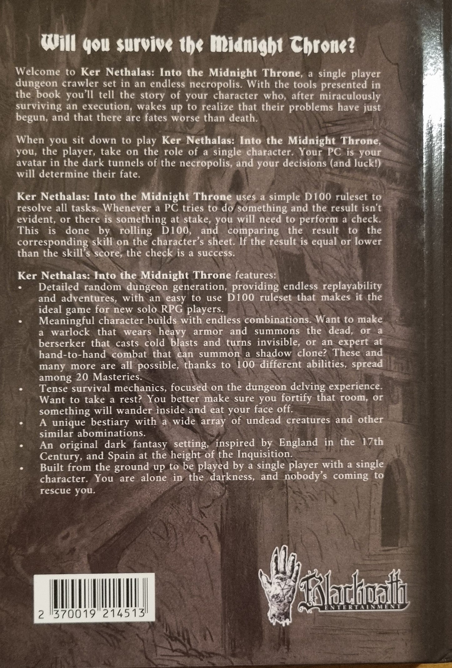 Ker Nethalas: Into the midnight throne