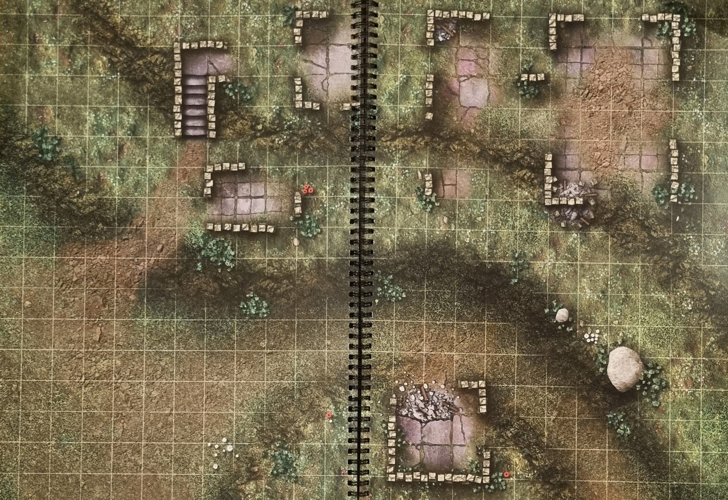 Giant book of battle maps - wilds, wrecks & ruins