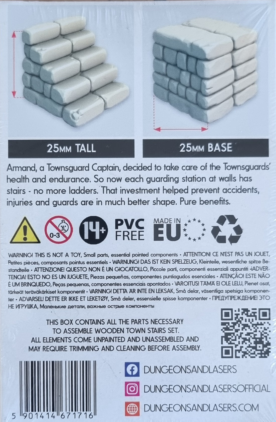 Dungeons & Lasers: Stairs set