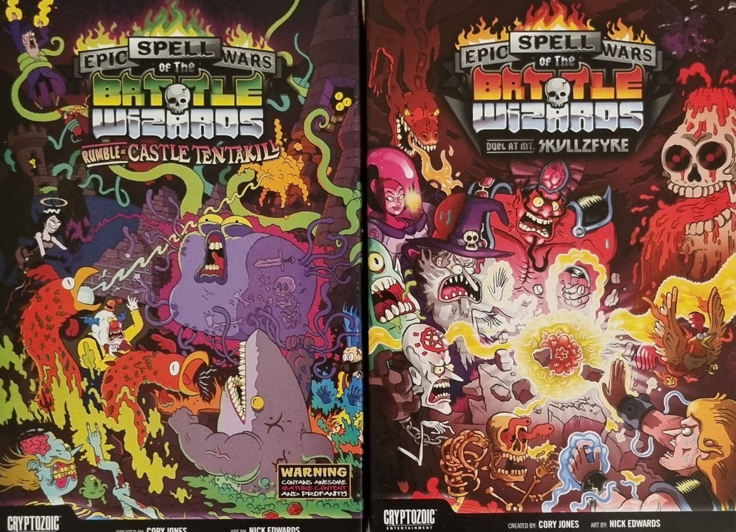 Epic Spell Wars of The Battle Wizards Duel at Mt.Skullzfyre + Rumble at Castle Tentakill