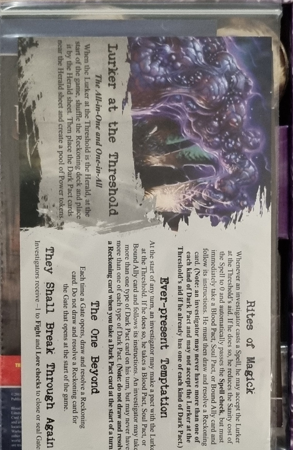 Arkham horror + The lurker at the threshold udvidelse