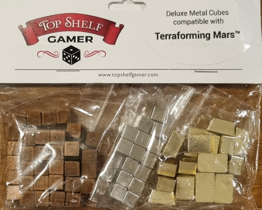 Deluxe metal cubes til Terraforming mars