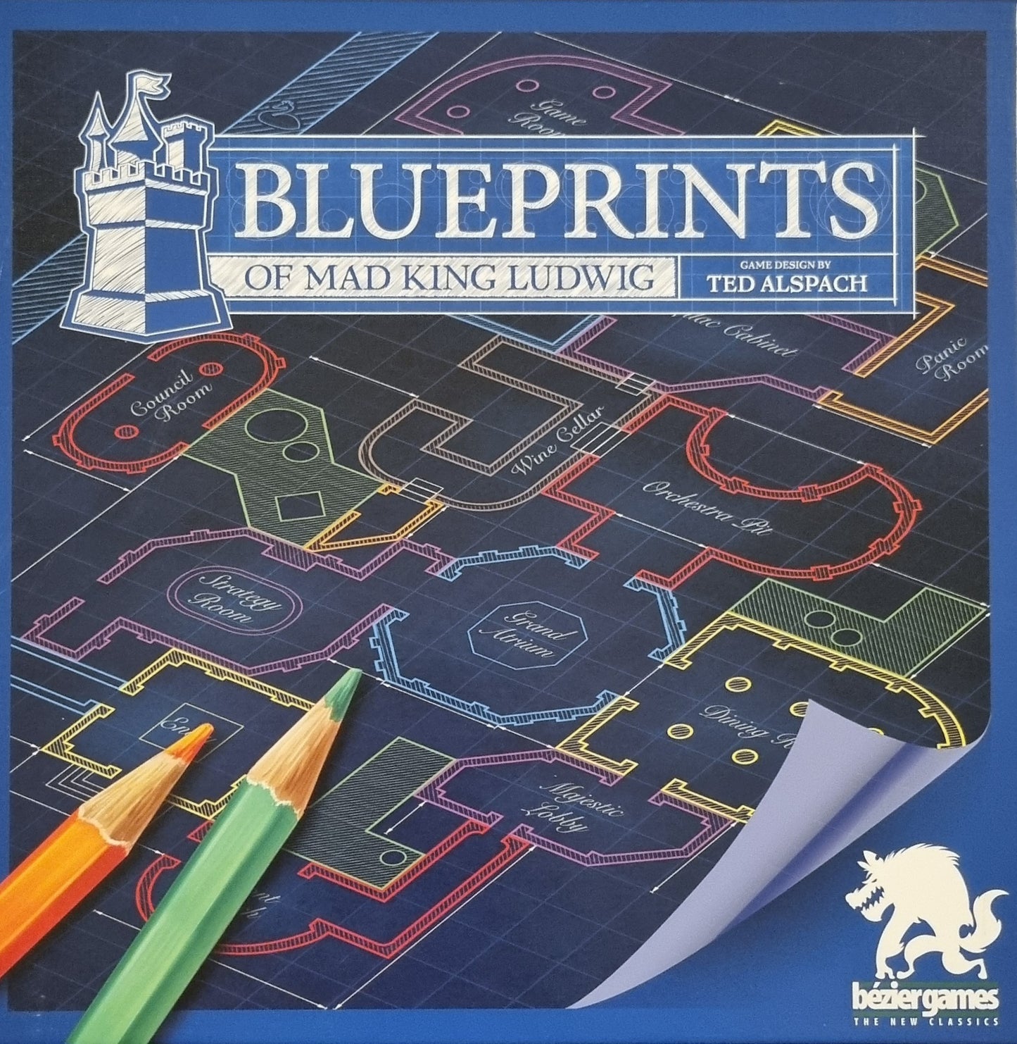 Blueprints of mad king Ludwig