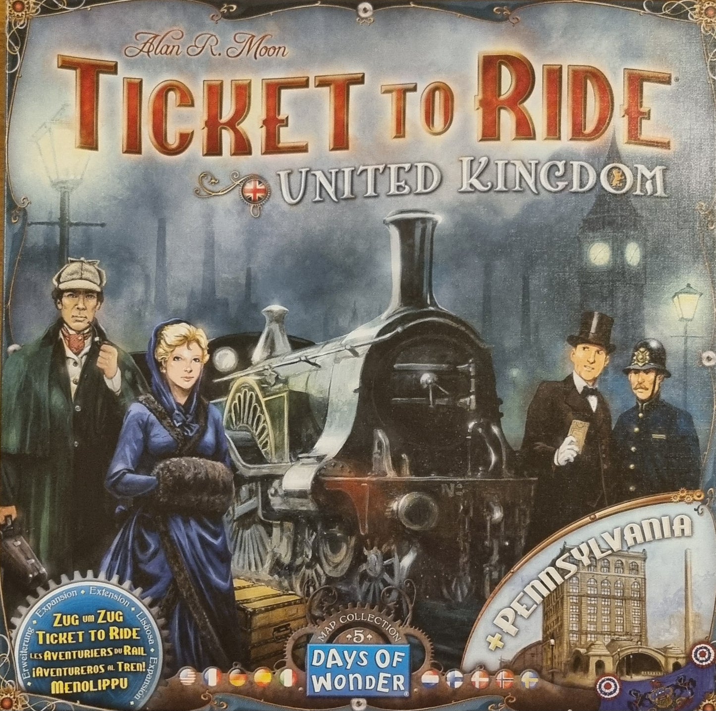 Ticket to ride: United kingdom + Pennsylvania