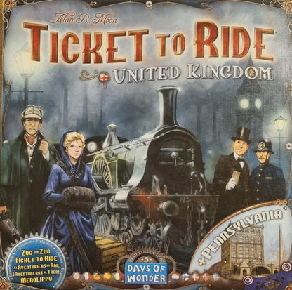 Ticket to ride: United kingdom + Pennsylvania