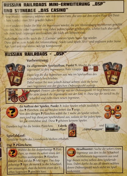 Russian railroads + mini udvidelse